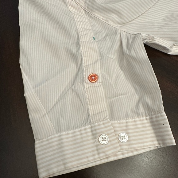 Paul Smith pink & white striped button down - Picture 11 of 15